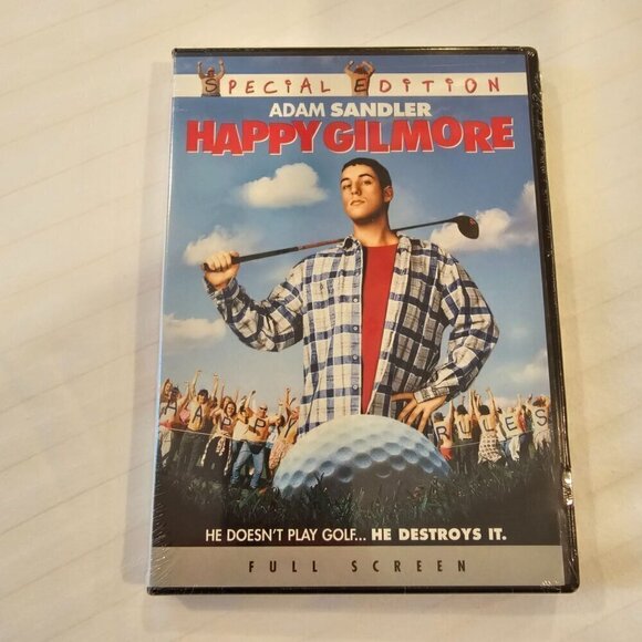 Adam Sandler "Happy Gilmore" Special Edition DVD - Full Screen - Bonus Features - Picture 1 of 6